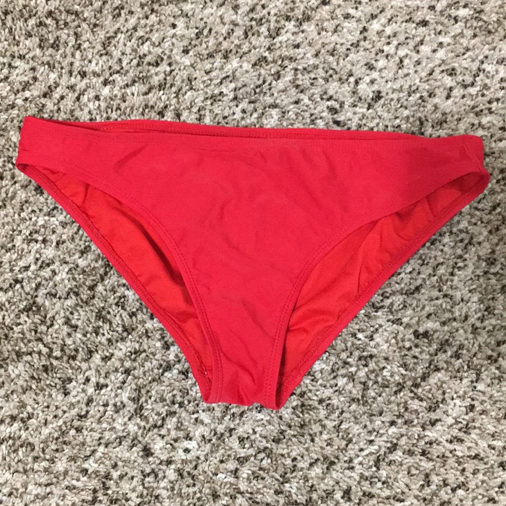 Red bikini bottoms